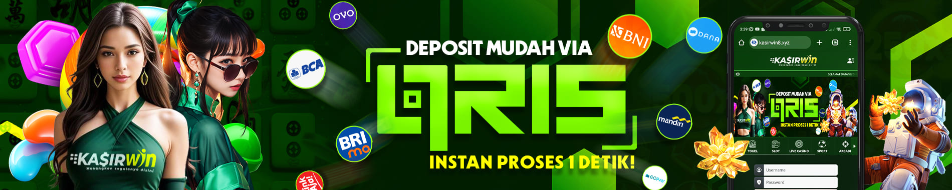 DEPOSIT QRIS KASIRWIN 1 DETIK PROSES